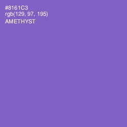 #8161C3 - Amethyst Color Image