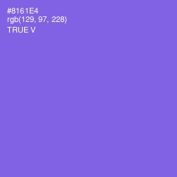 #8161E4 - True V Color Image