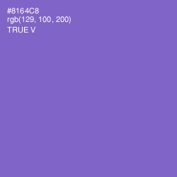 #8164C8 - True V Color Image