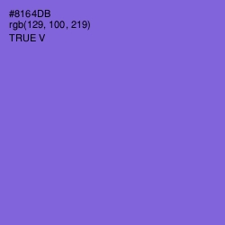 #8164DB - True V Color Image