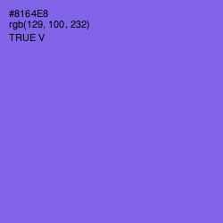 #8164E8 - True V Color Image