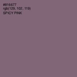 #816677 - Spicy Pink Color Image