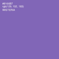 #8166B7 - Wisteria Color Image