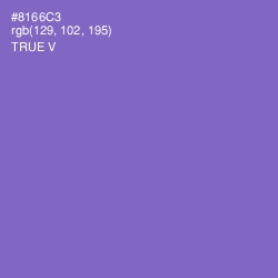 #8166C3 - True V Color Image