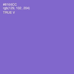 #8166CC - True V Color Image