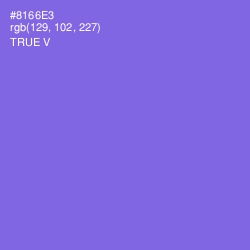 #8166E3 - True V Color Image