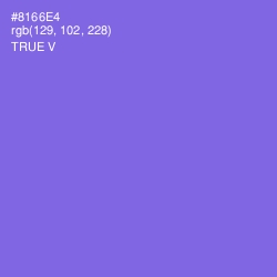 #8166E4 - True V Color Image