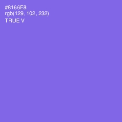 #8166E8 - True V Color Image