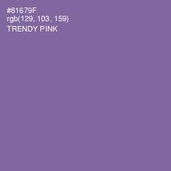 #81679F - Trendy Pink Color Image