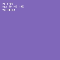 #8167B9 - Wisteria Color Image