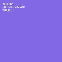 #8167E4 - True V Color Image