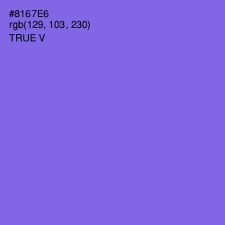 #8167E6 - True V Color Image