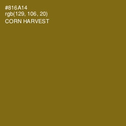 #816A14 - Corn Harvest Color Image