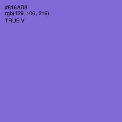 #816AD8 - True V Color Image