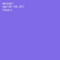 #816AE7 - True V Color Image