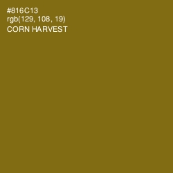 #816C13 - Corn Harvest Color Image
