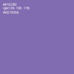 #816CB2 - Wisteria Color Image