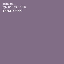 #816D86 - Trendy Pink Color Image