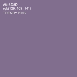 #816D8D - Trendy Pink Color Image