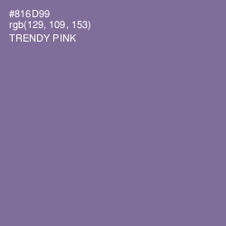 #816D99 - Trendy Pink Color Image