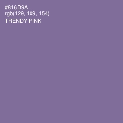 #816D9A - Trendy Pink Color Image