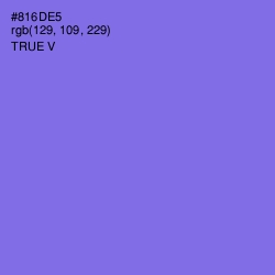 #816DE5 - True V Color Image