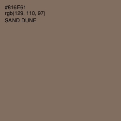 #816E61 - Sand Dune Color Image