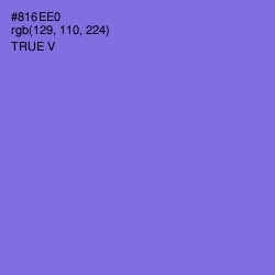 #816EE0 - True V Color Image
