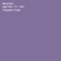 #816F9C - Trendy Pink Color Image