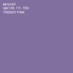 #816F9F - Trendy Pink Color Image