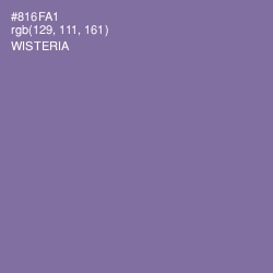 #816FA1 - Wisteria Color Image