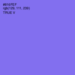 #816FEF - True V Color Image