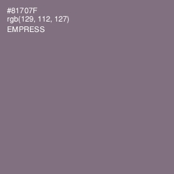 #81707F - Empress Color Image