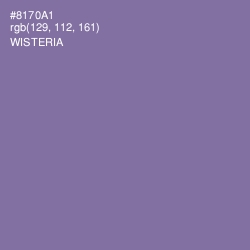 #8170A1 - Wisteria Color Image