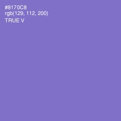 #8170C8 - True V Color Image