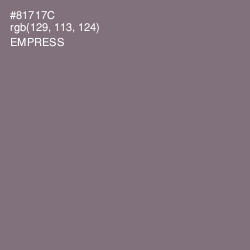 #81717C - Empress Color Image