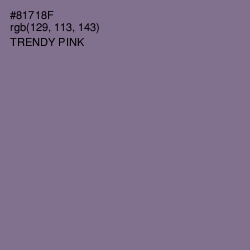 #81718F - Trendy Pink Color Image