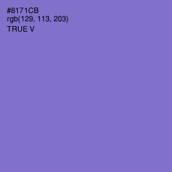 #8171CB - True V Color Image