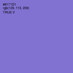 #8171D1 - True V Color Image