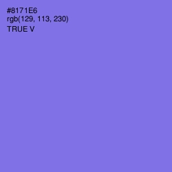 #8171E6 - True V Color Image