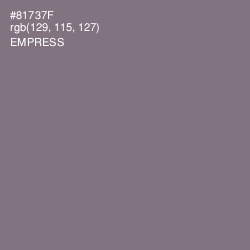 #81737F - Empress Color Image