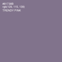 #81738B - Trendy Pink Color Image