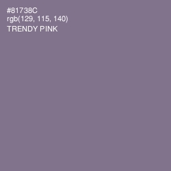 #81738C - Trendy Pink Color Image