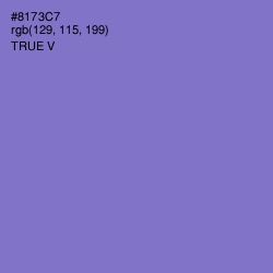 #8173C7 - True V Color Image