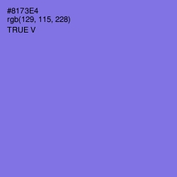 #8173E4 - True V Color Image