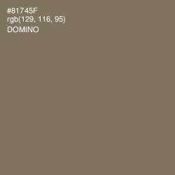 #81745F - Domino Color Image
