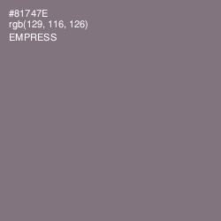 #81747E - Empress Color Image