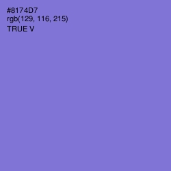 #8174D7 - True V Color Image