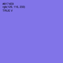 #8174E9 - True V Color Image