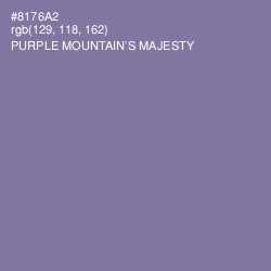 #8176A2 - Purple Mountain's Majesty Color Image